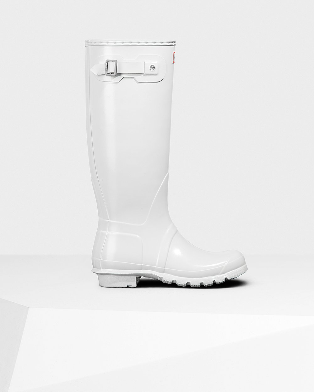 Hunter Mujer Original Gloss - Botas de Lluvia Blancas - 705-ICWKDE